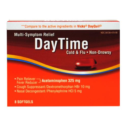 PLD DayTime Softgels Non-Drowsy Vicks DayQuil