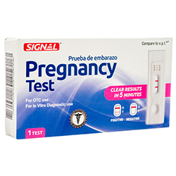 PREGNANCY TEST SIGNAL