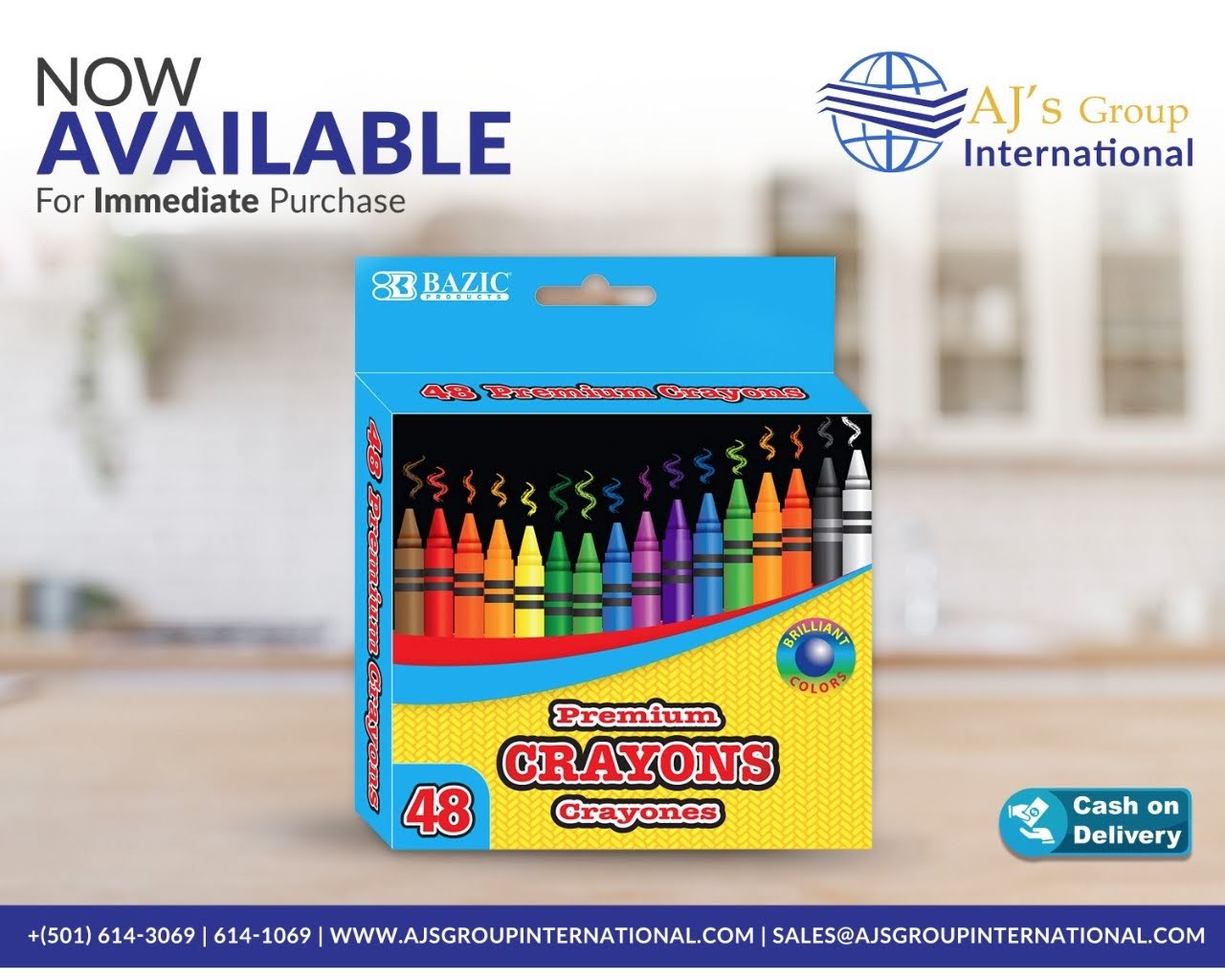 BAZIC CRAYON 48CT PREMIUM