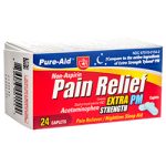 PURE-AID PAIN RELIEF EXTRA STRENGH PM TABLETS 24 CT