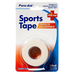 PURE-AID SPORTS TAPE 1.5IN X 8YRDS