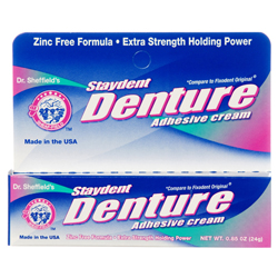SHEFFIELD DENTURE ADHENSIVE CREAM .85Z