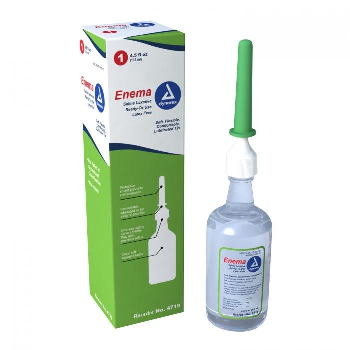 Enema Saline Laxative 4.5 fl oz. (133 ml)