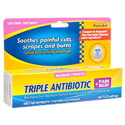TRIPLE ANTIBIOTIC+PAIN RELIEF #PURE AID