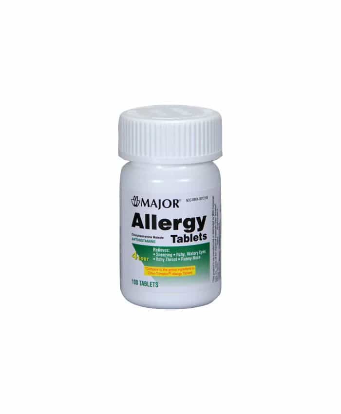Allergy tablets 100's (major)