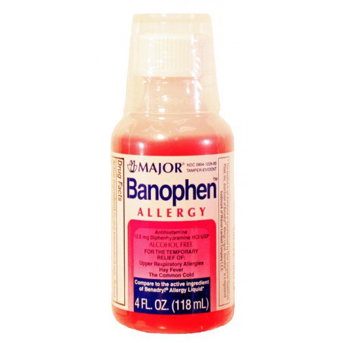 Banophen Allergy 4fl oz (118)