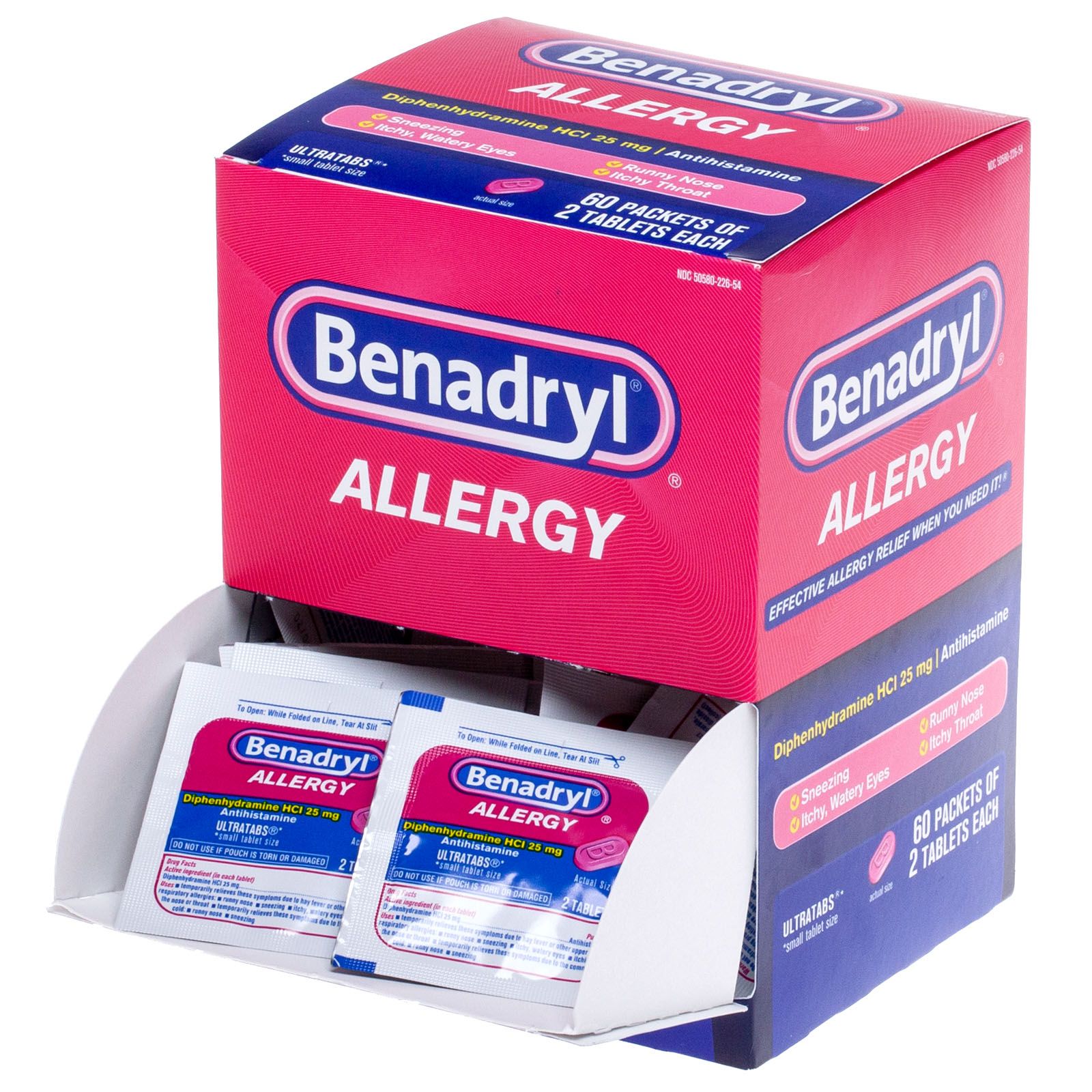 Benadryl Allergy Tablets 60ct