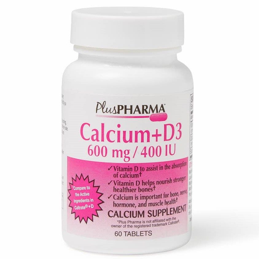 Calcium + D3 600mg/5mg  (200 iu) 60 tabs MAJ-CAL