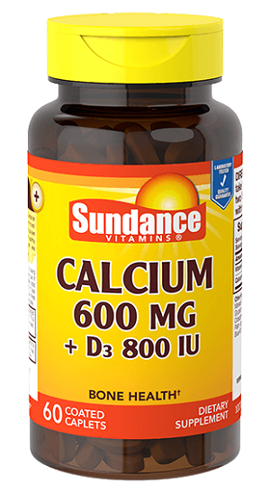 Calcium + D3 600mg/5mg (200 iu) 60 tabs SUNDANCE