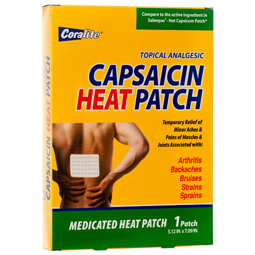 CORALITE HEAT PATCH 2 CT CAPSAICIN