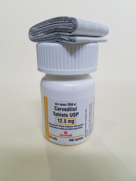 Carvedilol 12.5mg x 100