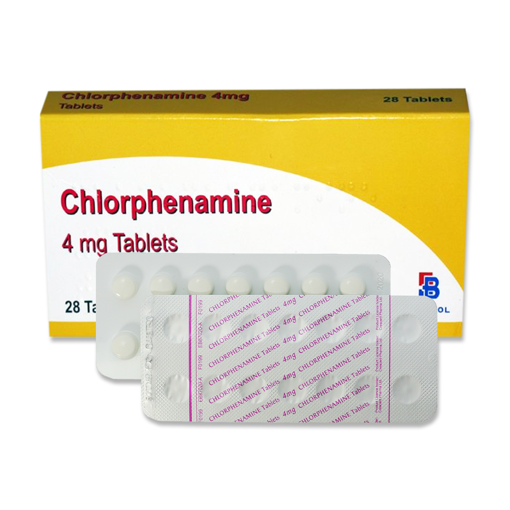 Chlorpheniramine Tablets 4mg x 28
