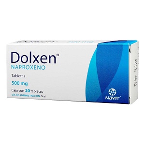 Dolxen Naproxeno 500mg 20 tablets