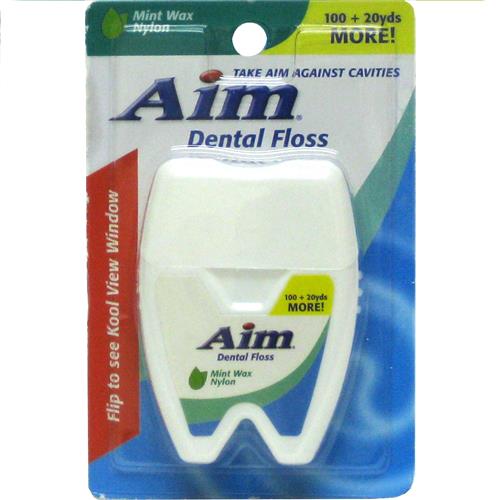 Dental Floss mint waxed 100yds