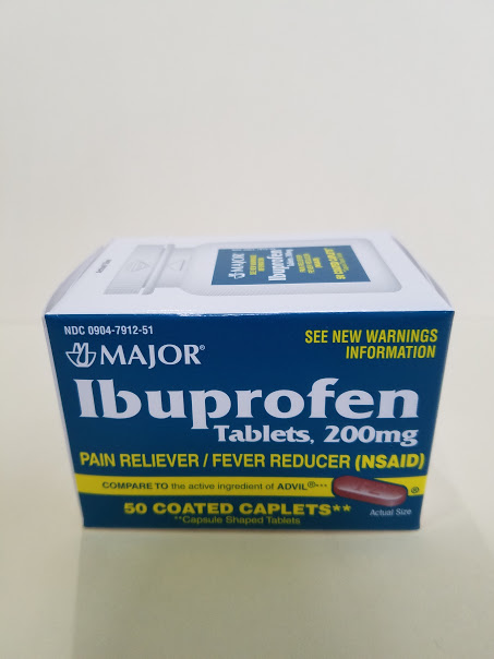 Ibuprofen 200mg x 50 Major