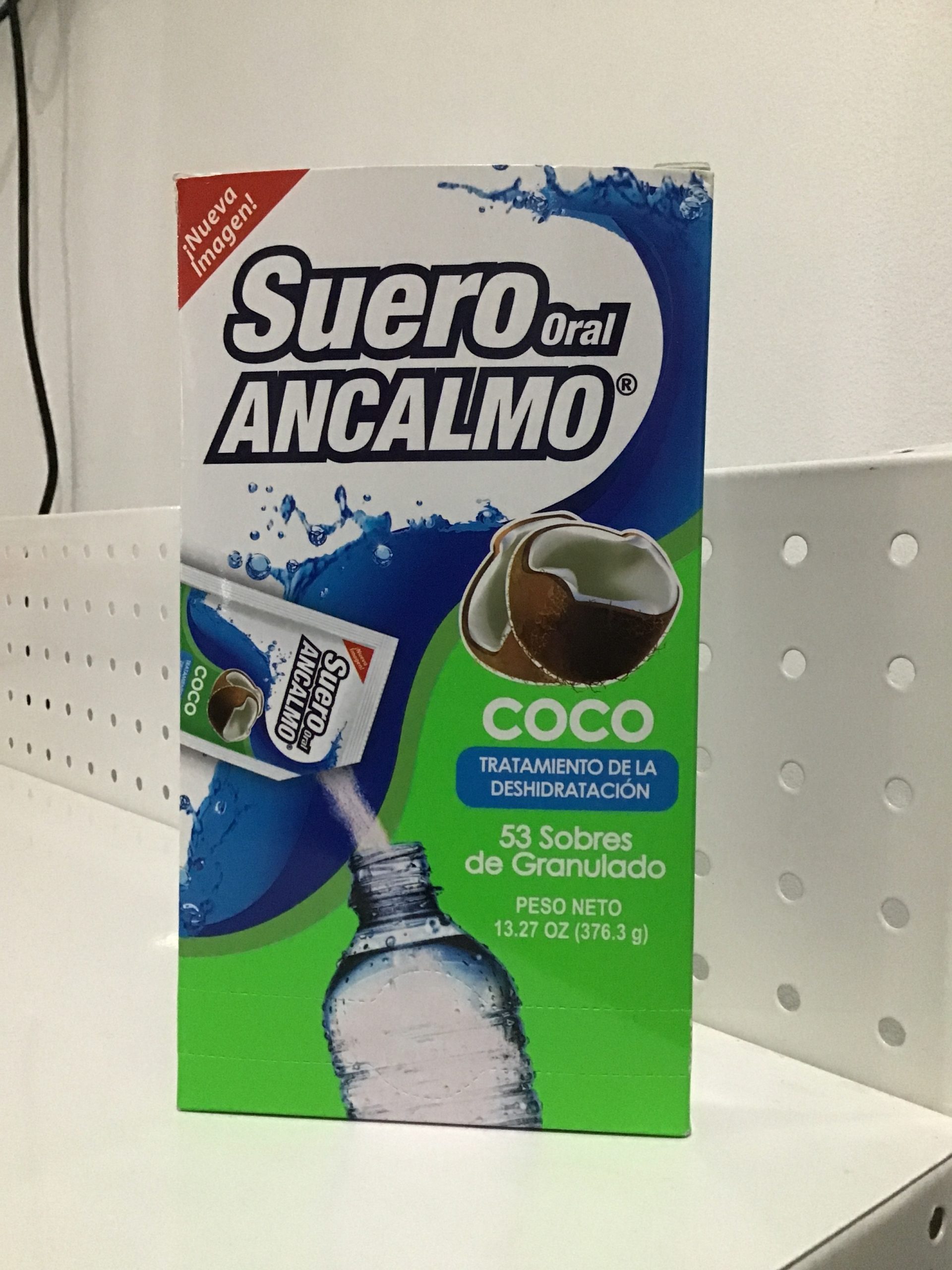 Suero oral Ancalmo dispenser 53 sachets