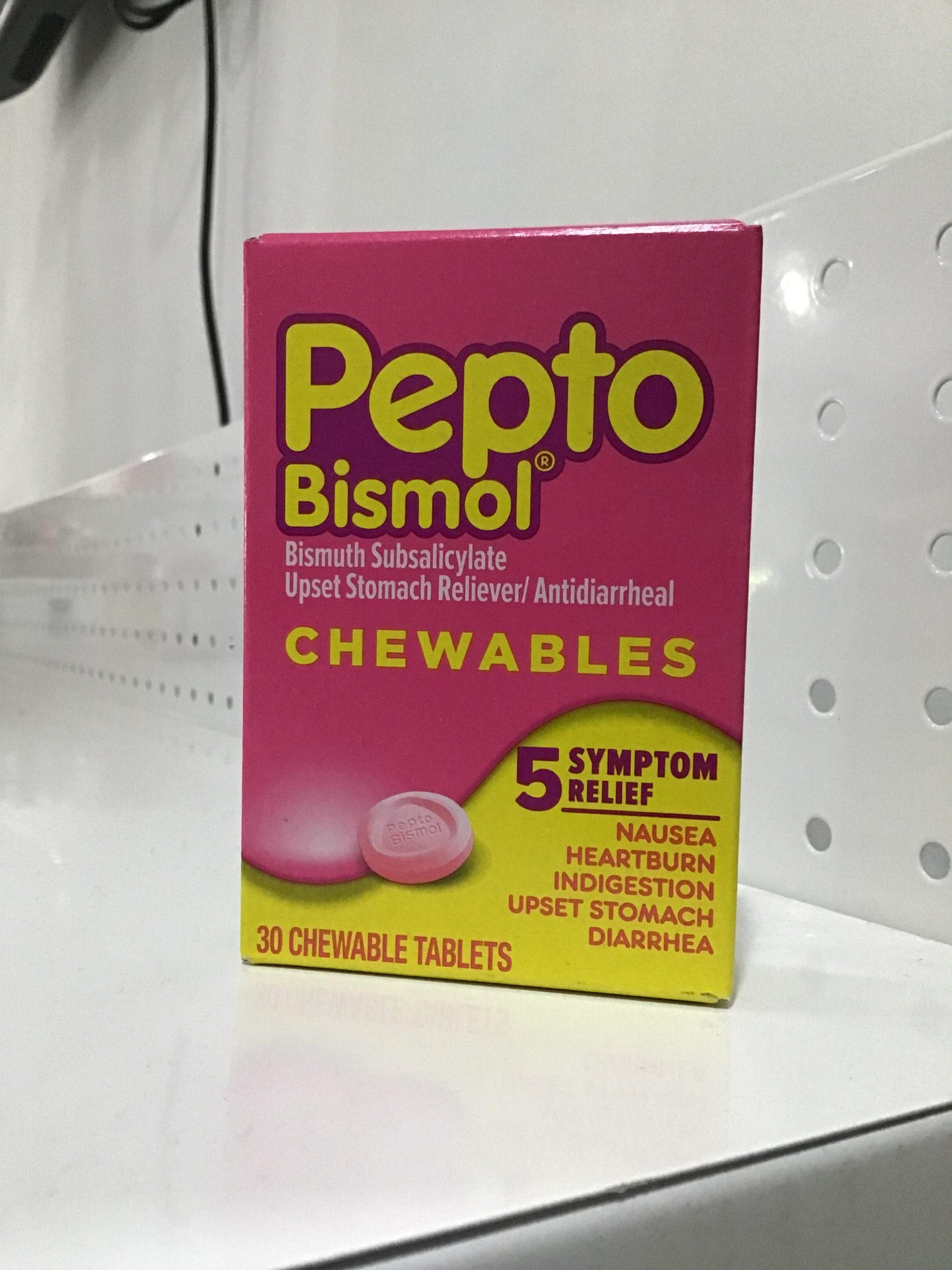 Pepto Bismol tablets 30/bx