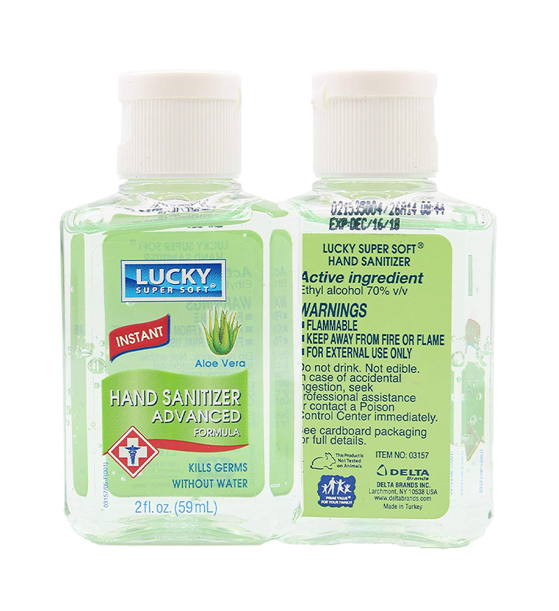 Hand Sanitizer- Advanced Formula 2/pk Aloe Vera