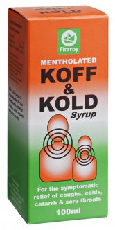 FITZ MENTHOL KOFF&KOLD SYR 100ML