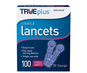 Trueplus Lancets 30G – 100 CT