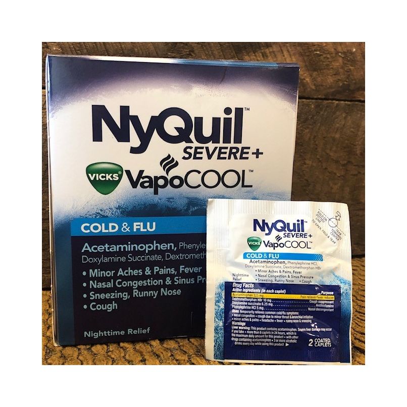 Nyquil Severe + vapocool 25ct
