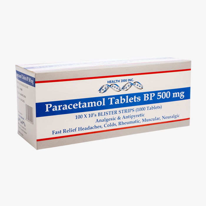 Paracetamol 500mg x 1000 H2K