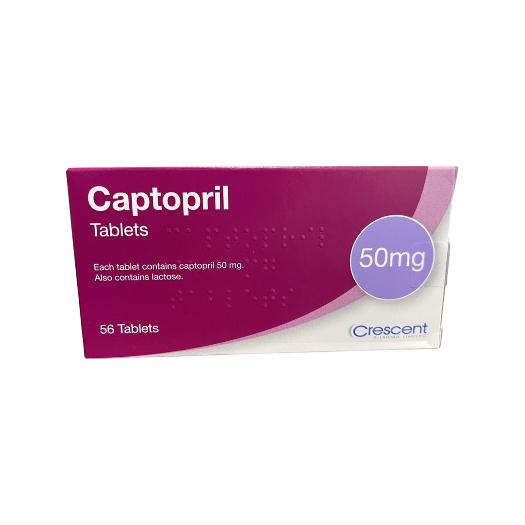 Captopril 50mg x 56CT UK Generics