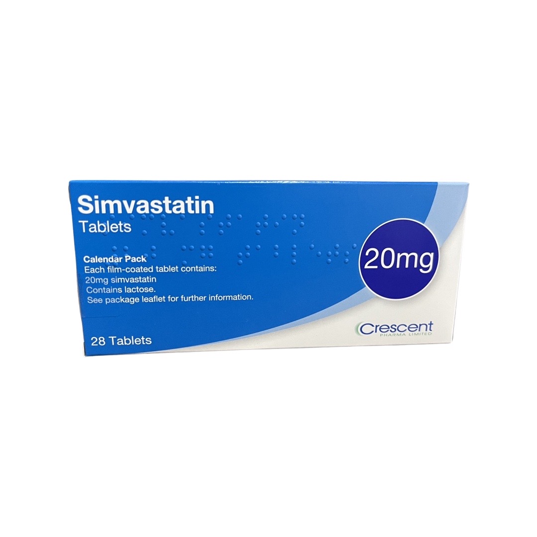 Simvastatin 20mg x 28 Expire July/2024 Buy 6 get 1 Free