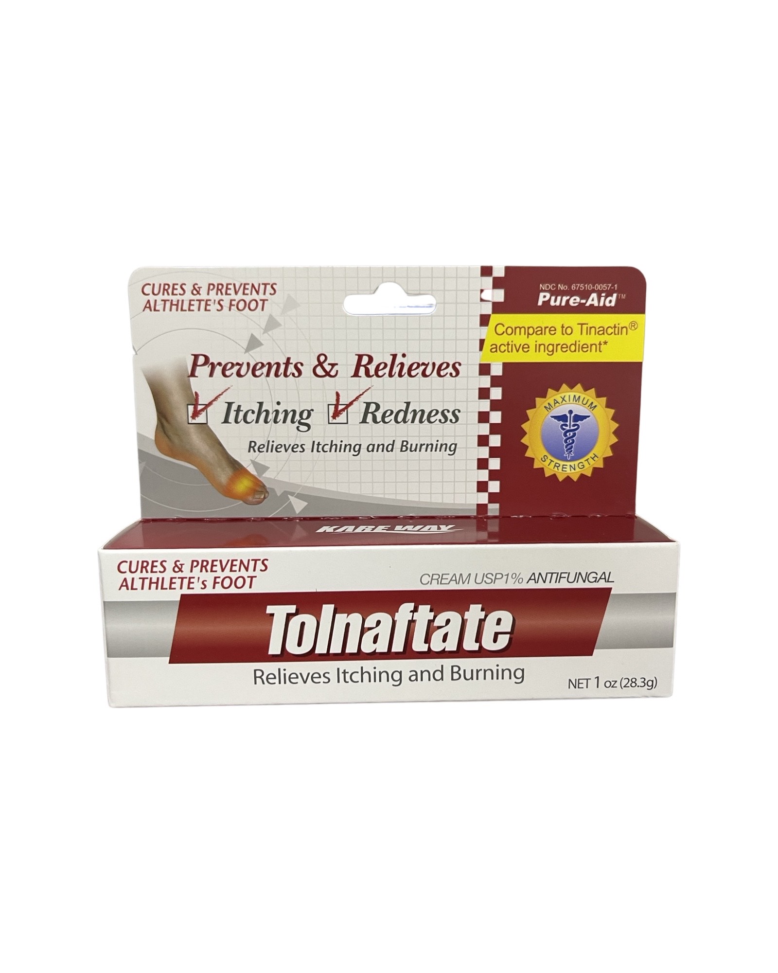 PURE-AID TOLNAFTATE CREAM 1 OZ