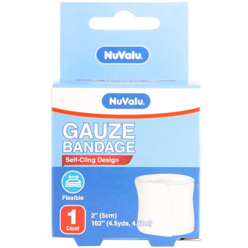 NUVALU GAUZE BANDAGE 2IN X 4.5YDS