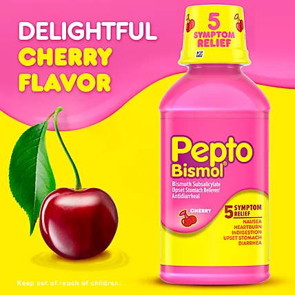 Pepto Bismol Liquid 8 oz Cherry
