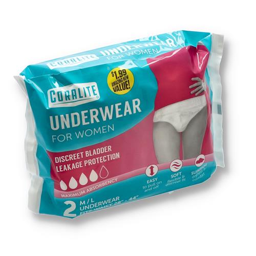 CORALITE 2CT WOMENS UNDERWEAR
