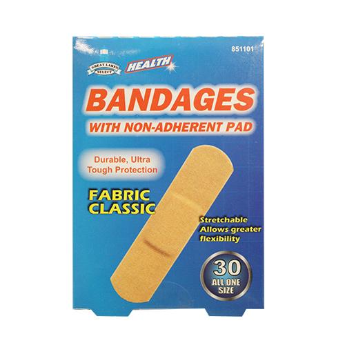 FLEX FABRIC BANDAG 3/4x3" 30pc