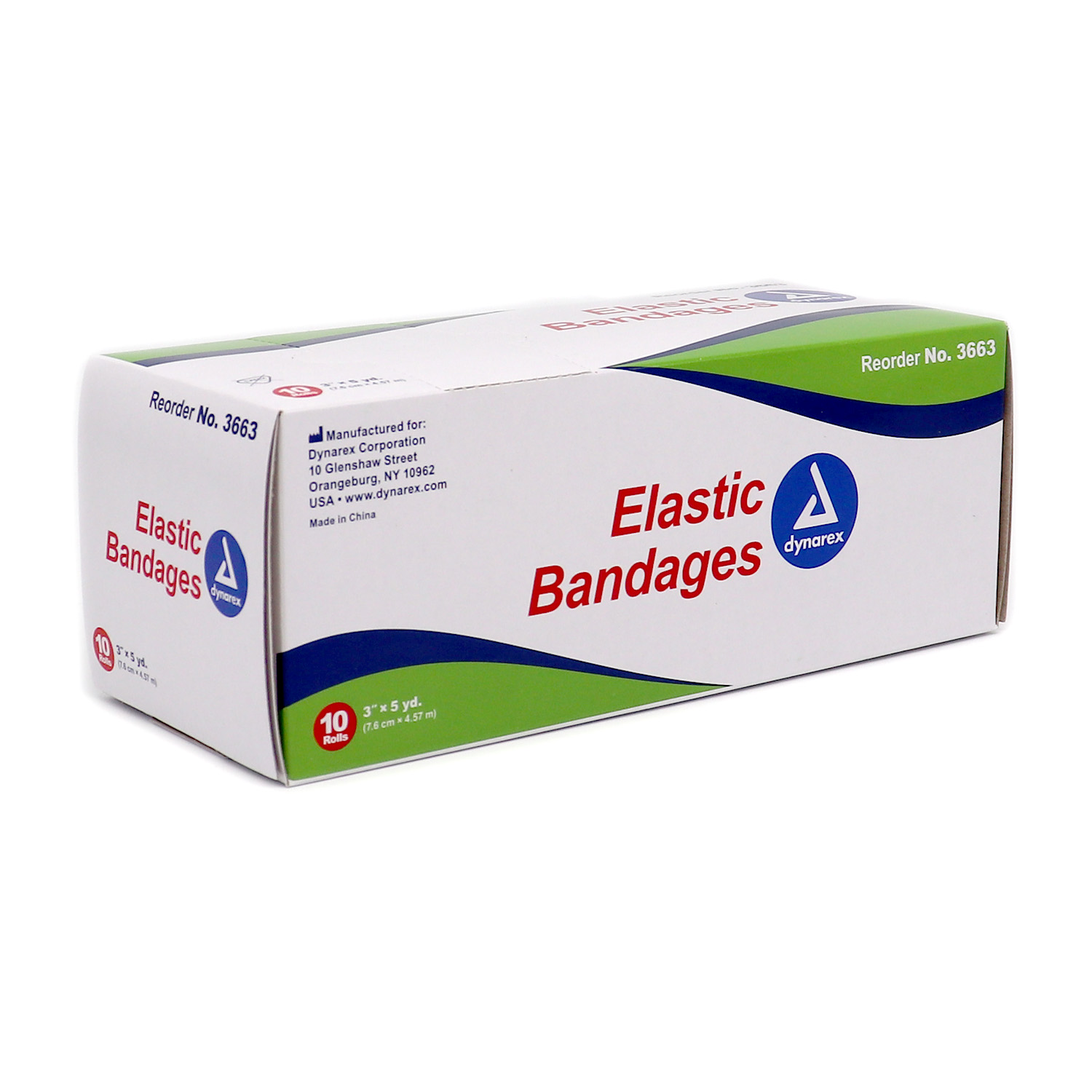 Elastic Bandage 3"x 4.5 yds 10/pack