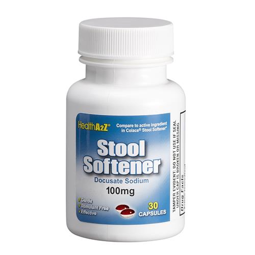 A2Z 30CT STOOL SOFTENER DOCUSATE SODIIUM SOFTGELS (COMPARE TO COLACE)