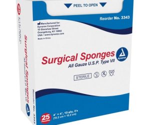 Gauze Sponge Sterile 4x4 12 ply (25 pack of 2) Dynarex 3343