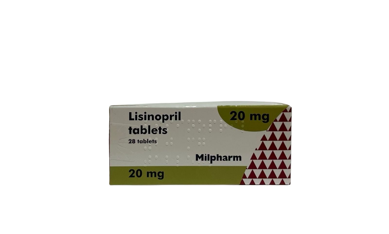 Lisinopril 20mg x 28CT UK Generics August/2026