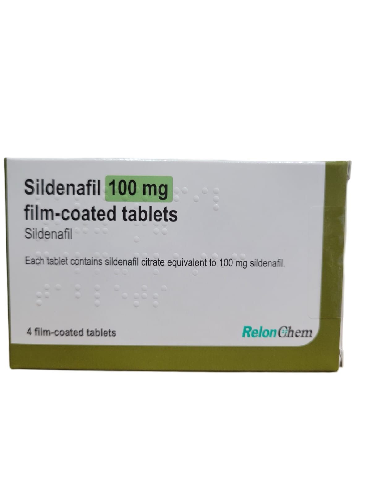 Sildenafil 100mg x 4ct May/2025