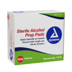 Alcohol Prep Pad Sterile, Medium, 200/bx