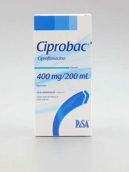 Ciprofloxacin 400mg/200ml Injection August/2024