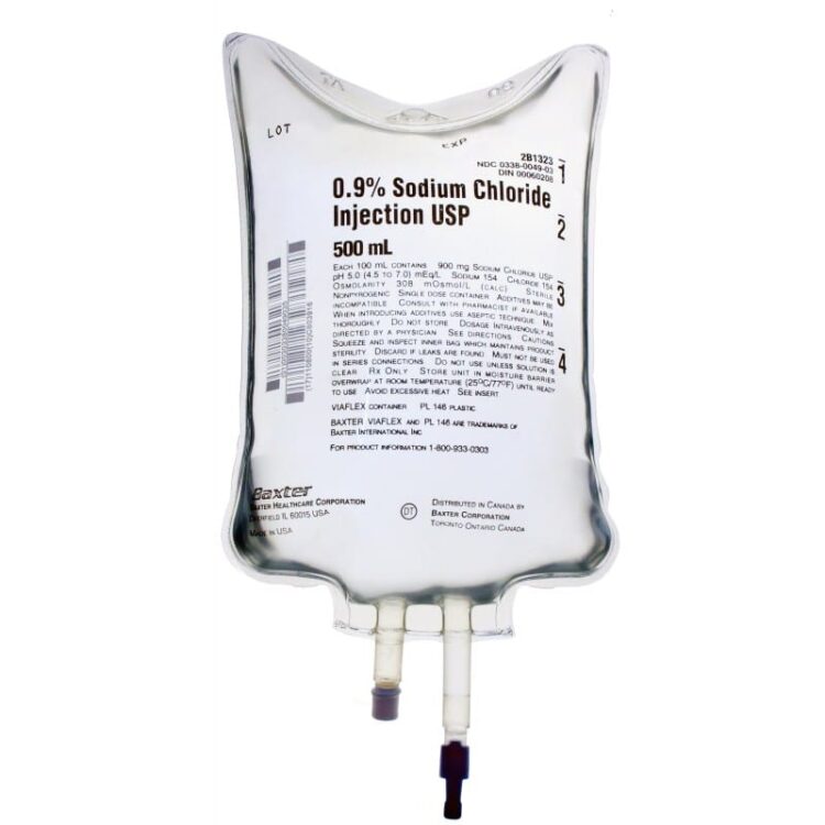 Normal Saline .9% 500 ml.