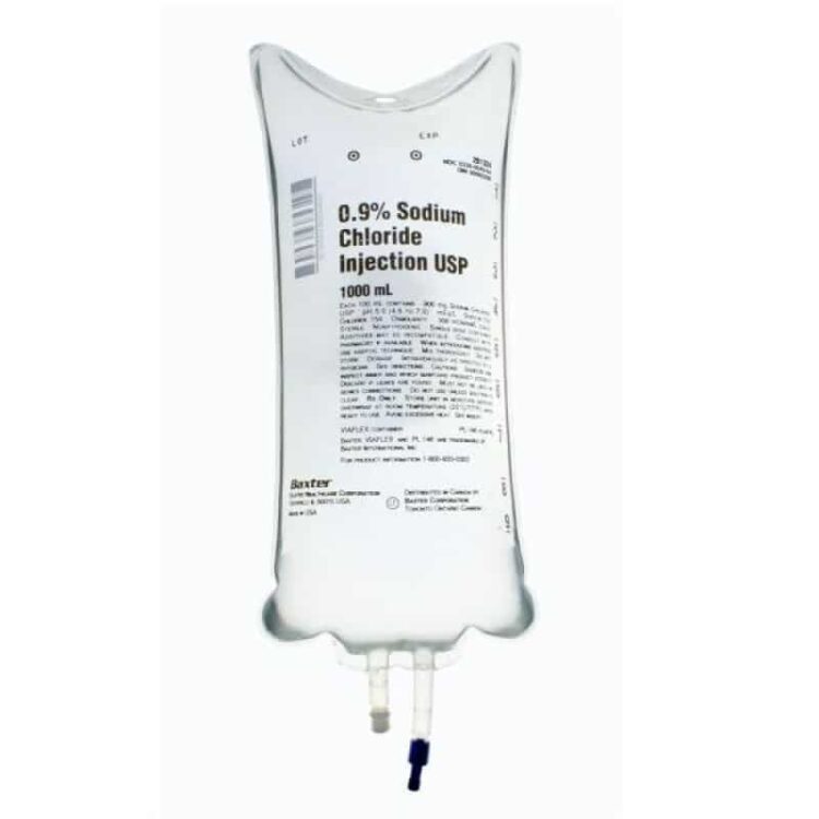 Normal Saline .9% 1000ml Baxter