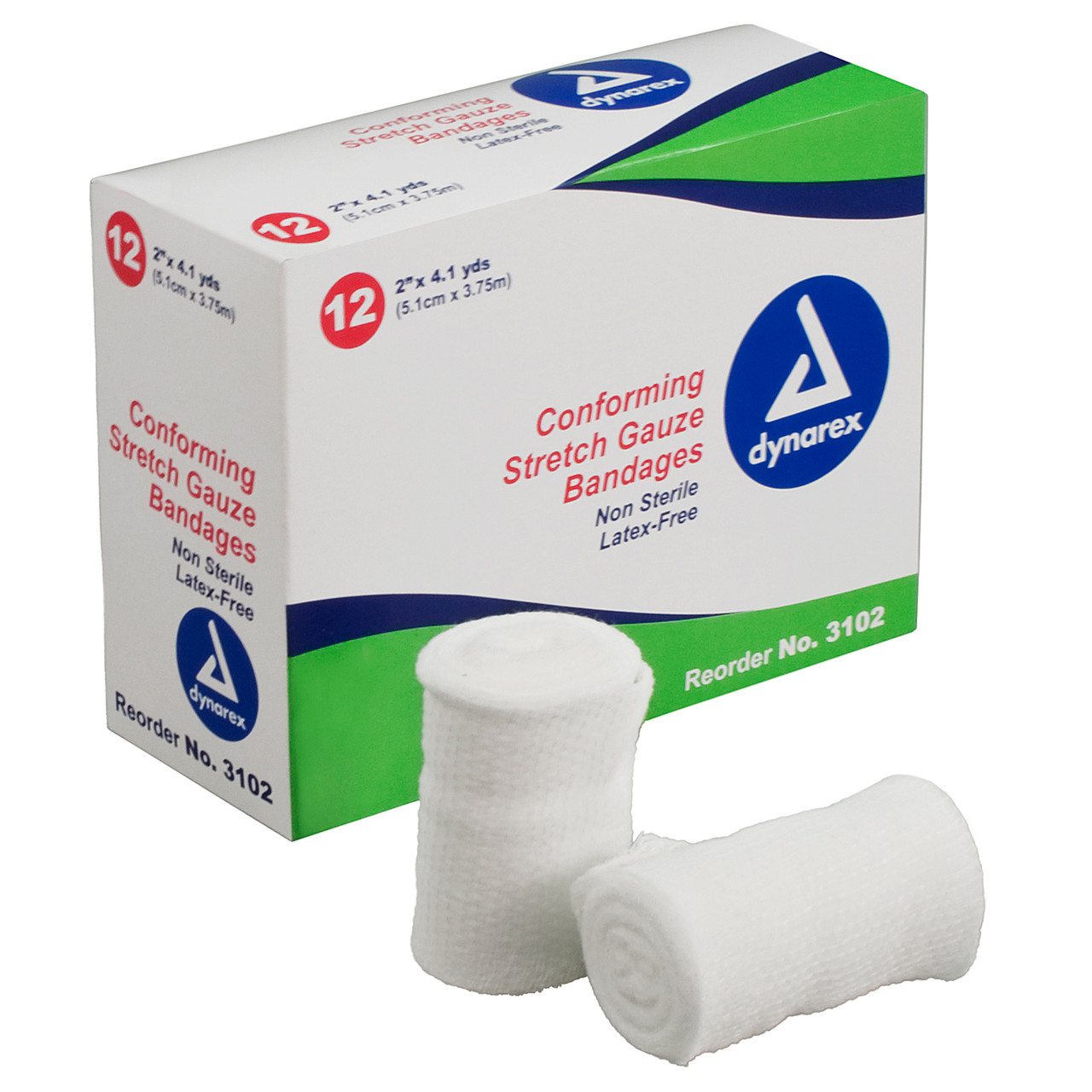 Stretch Gauze Bandage Roll, 2",12/bx